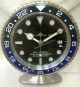 Copy Rolex GMT Master II Stainless steel Pepsi Bezel Table Clock 245mm (2)_th.jpg